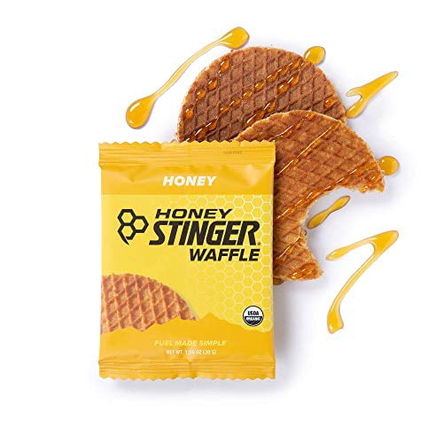 Honey Stinger Organic Honey Waffle Energy Stroopwafel H2FSDfor Endurance and Performance Sports Nutrition for Home & Gym, Pre and Post Workout Box of 16 Waffles, 16.96 Ounce (Pack of 16)