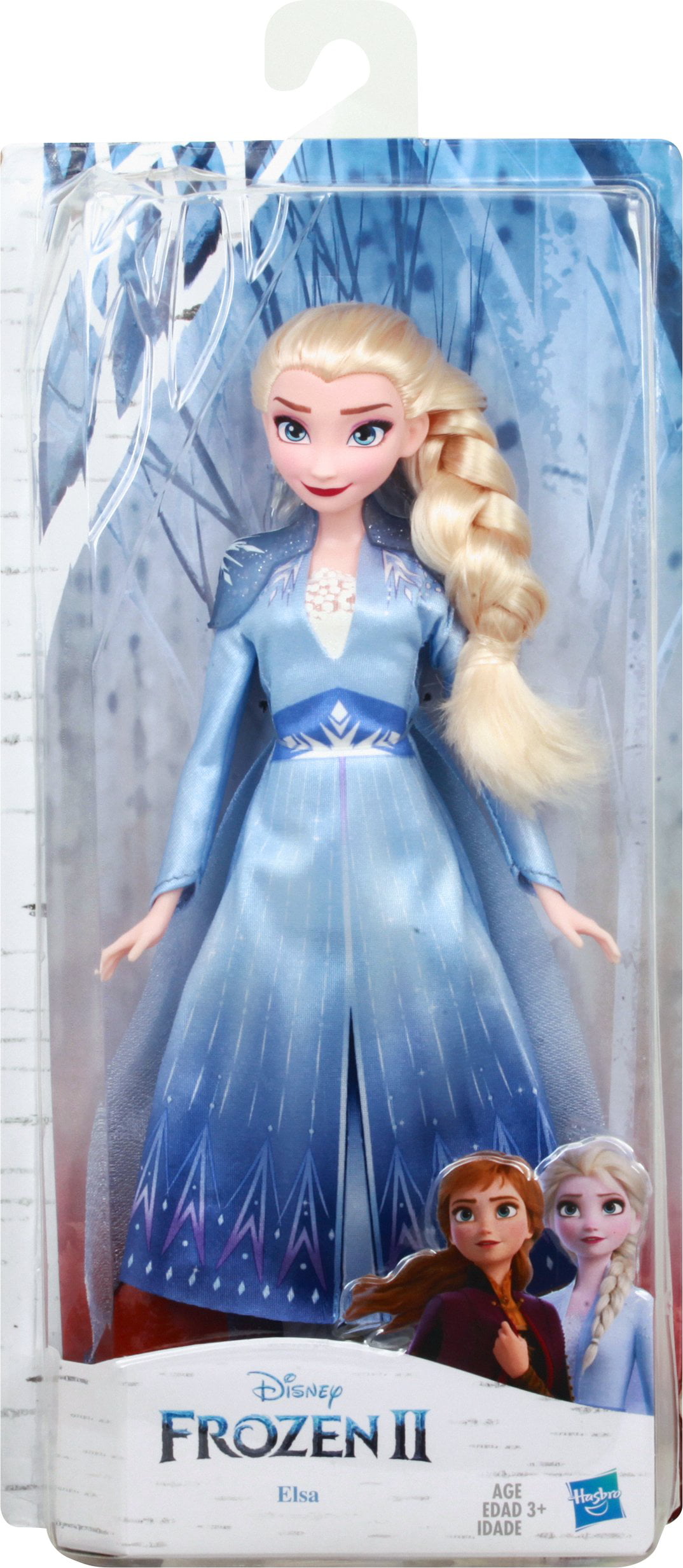 Disney Frozen 2 Elsa Fashion Doll With Long Blonde Hair and Blue Outfit  