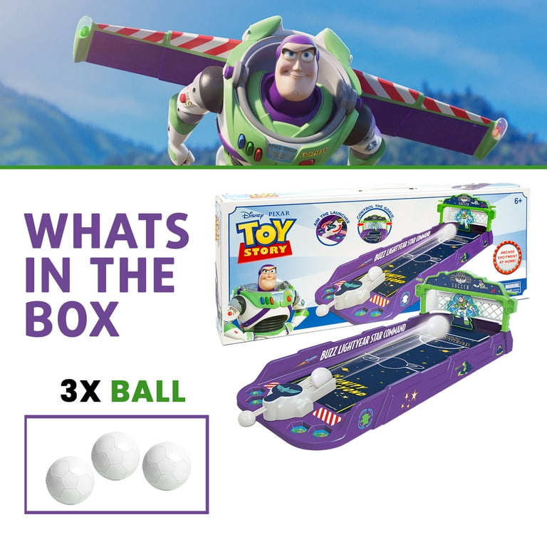 World Tech Toys, Buzz Lightyear Soccer Play Set, with Goal and 3