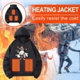 thumbnail image 4 of Heisall Womens Hoodies 2025 Winter Smart Heating Hooded Sweatshirts Thermal Electric-Heated Tops Fashion Loose Casual Electric Heating Apparel, 4 of 5