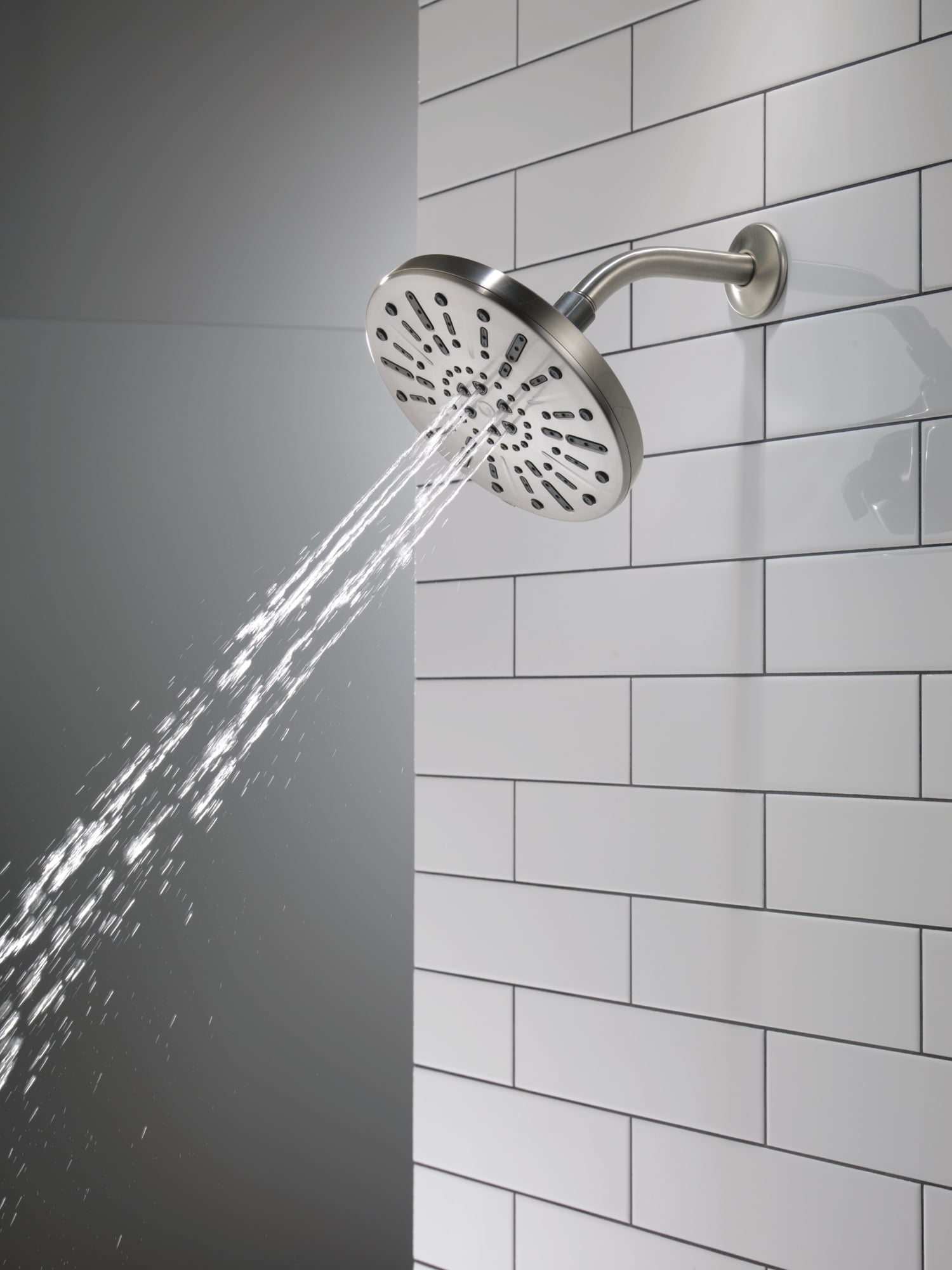 Delta 4-Setting Raincan Shower Head - 75444SN