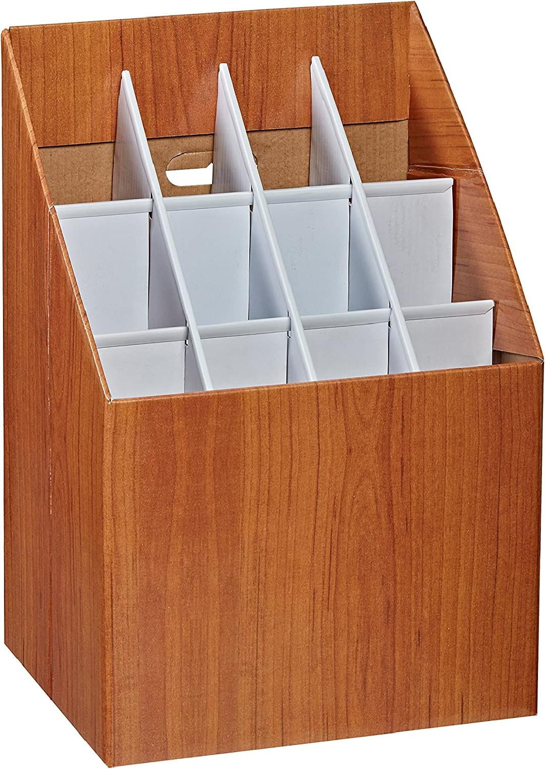 , Cardboard Upright Roll File Corrugated Box Vertical File Sorter