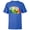 Royal, variant on Marvel Avengers Vision Solar Gem Rainbow Comic Retro - Short Sleeve T-Shirt for Kids - Customized-Athletic Heather