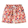 thumbnail image 2 of Kkkded Kids Boys Girls Shorts 2-8Y Baby Toddler Summer Print Short Pants Little Boys Girls Athletic Shorts Elastic Casual Drawstring Shorts Pants, 2 of 8