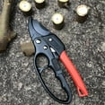 thumbnail image 6 of 8" Heavy-Duty Ratchet Anvil Pruning Shears, Reinforced Handle, Garden Clippers, Hand Pruner Scissors Red, 6 of 6