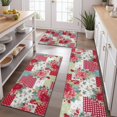 thumbnail image 2 of Pioneer Flower Floral Print Pattern Kitchen Rugs Sets Of 3,Kitchen Runner Rugs Non Skid Washable,Decorative Kitchen Floor Mats for Kitchen,Sink,Laundry,17"x30"+ 17"x47" + 17"x59", 2 of 6