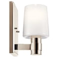 thumbnail image 5 of 55174PN Kichler Lighting Adani - 1 Light Wall Sconce In Modern Style-8.5 Inches Tall and 5 Inches Wide-Polished Nickel Finish, 5 of 5