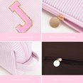 thumbnail image 4 of Bolsa de cosméticos Btffitting con monograma de regalo para mujer, color rosa, 4 of 7