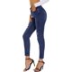 thumbnail image 3 of Pantalones vaqueros de cintura alta para mujer, ajustados, elásticos, ajustados, con control de barriga, pantalones vaqueros153-blue4, 3 of 5