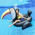 thumbnail image 4 of Outdoor Inflatable Water Floating Row for Swimming Pool, 6 Design Options, Pizza, Unicorn, Pineapple, Toucan, Diamond Ring, Flamingo, 4 of 4