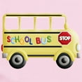 thumbnail image 2 of CafePress - Cute Yellow School Bus Body Suit - Long Sleeve Cotton Baby Bodysuit, 2 of 4