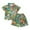 Light Green, variant on toddler easter outfit boy Boys Outfit 2Pcs Set Summer Beach Button Down Shirt Top + Shorts For Kids