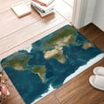 thumbnail image 4 of Yiaed World Map Print Flannel Doormat Mat Outdoor Indoor Door Mats,Welcome Matt Outdoor Front Door Mat Doormat Outdoor Mat Outdoor Mat,16"x24", 4 of 7