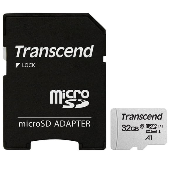 Transcend 32 GB Memory Card Compatible with Polaroid Snap Instant Digital Camera Memory Card 32GB microSDHC Memory Card with SD Adapter