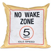 E by Design Simply Daisy 16” x 16” Outdoor,Weather-Resistant Polyester