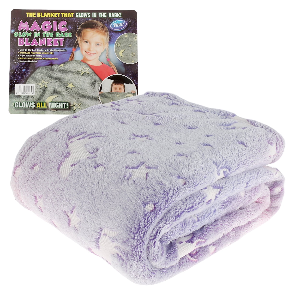 Walmart glow in the dark blanket sale