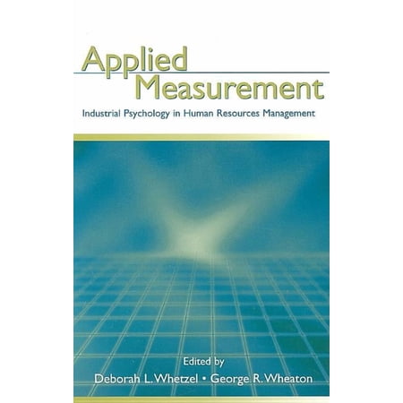 Applied Measurement: Industrial Psychology in Human Resources Management (Hardcover)