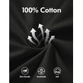 thumbnail image 4 of Camiseta de manga corta de verano para hombre 100% algodón gráfico suelto, 4 of 7