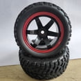 thumbnail image 3 of for 1:10 Car 75mm Rubber Tires and Wheel Rims for 1/10 Scale 94123 RC on Road Car, 3 of 5