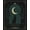 Green, Pattern 1, variant on ODIKA 8'x10' Washable Area Rug Durable, Non-Slip Dark Teal Gold Celestial Cat Design Mystical Moon and Starry Night Motif for Living Room, Under Sectional, Family