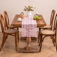 thumbnail image 7 of Feledorashia Table Runner, Lace Tablecloth, Hollowed Out Rural Dining Table Decoration, Soft Wrinkle Resistant Polyester Fabric, 7 of 7