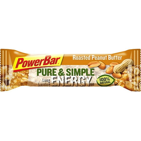 PowerBar Pure and Simple Energy, Roasted Peanut Butter, 15 Bars
