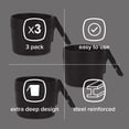 thumbnail image 3 of Diono XL Car Seat Cup Holders for Radian and Everett Car Seats, Pack of 3, Black, 3 of 3