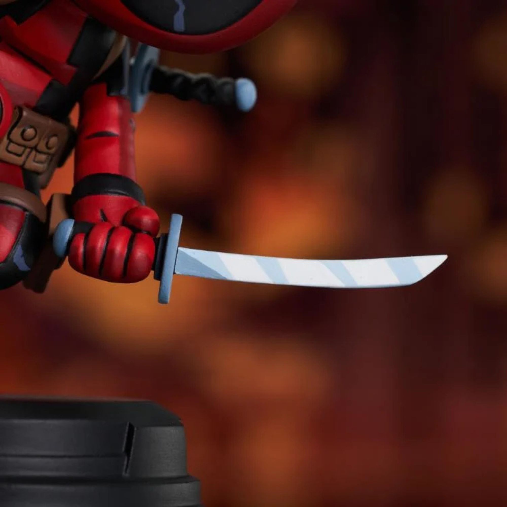 Marvel Animated Series: Deadpool Jumping Statue