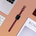 thumbnail image 2 of KOMI Thin Silicone Band Compatible with Apple Watch 41mm 38mm 40mm 45mm 42mm 44mm,Slim Narrow Replacement Sport Strap Wristband for iWatch Series SE 9 8 7 6 5 4 3 2 1 Women Men, Burgundy, 2 of 8