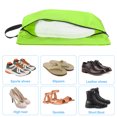 thumbnail image 4 of Uxcell Shoe Bags for Travel, Portable Shoe Bag with Zipper for Travel, Green 2 Pack, 4 of 5