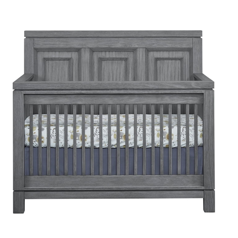 Soho Baby Manchester 4-in-1 Convertible Crib, Rustic Gray