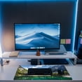 thumbnail image 6 of Desk Mat, Lake Mountain Landscape Desk Pad, The Alps Large Gaming Mouse Pad for Desk, 31.5"x11.8" Extended Big Computer Keyboard Mouse Pad with Non-Slip Base and Stitched Edge, 6 of 13