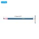 thumbnail image 2 of Uxcell 6.77'' x 0.33'' Marcadores de China despegables Lápices de cera de madera para vidrio, prendas, vinilo, metal 12 Pcs Azul, 2 of 5