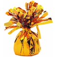 thumbnail image 1 of 175g Fringed Foil Weight Balloon - Orange, 1 of 1