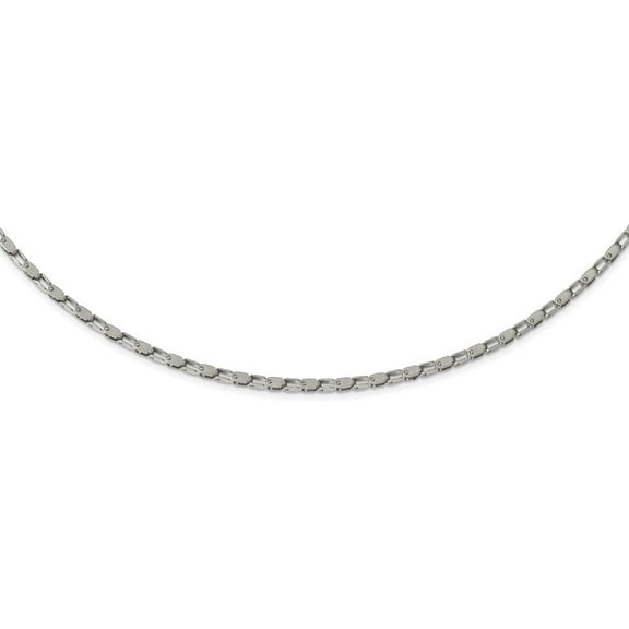 Primal Steel Stainless Steel Polished Fancy Link Chain
