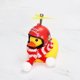 thumbnail image 1 of Juguetes de pato de goma para decoración navideña de coche, adorno de coche de pato amarillo, campana de bicicleta de montaña con casco de hélice y luz de bocina para niños, niñas, hombres, mujeres (Navidad) brillar Electrónica, 1 of 5