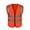 Orange, variant on High Visibility Reflective Vests for Men Women, Full Zip Lightweight Safety Vest for Outdoor Works