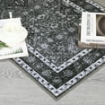 thumbnail image 3 of HOMERRY Large Vintage Area Rug 9' x 12' Rugs for Living Room Moroccan Carpet, Black, 3 of 7