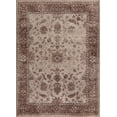 thumbnail image 1 of Muted Floral Beige & Brown Area Rug 5x7, 1 of 7