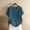 Blue2, variant on Linen Tops Women Womens Gauze Tops Ladies Summer Tops Cute Tops For Women Gauze Popover Tops For Women Flowy Tops For Women Relaxed Fit Linen Tops Women Summer Blouses For Women