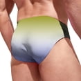 thumbnail image 4 of Mens Swim Briefs Bikini Quick Dry Underwear Drawstring Sport Swimsuit Breathable Beach Soft Thong Underwear M M, 4 of 5