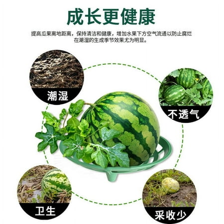 

NUOLUX 6pcs Melon Growing Frame Racks Strawberry Planters Round Watermelon Supports for Garden
