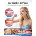 thumbnail image 2 of Toopower Plaque Remover for Teeth, Tartar Remover for Teeth, Dental Calculus Remover, Teeth Cleaning Kit 5 Speed Modes with 3 Replaceable Heads, with LED Light, 2 of 6