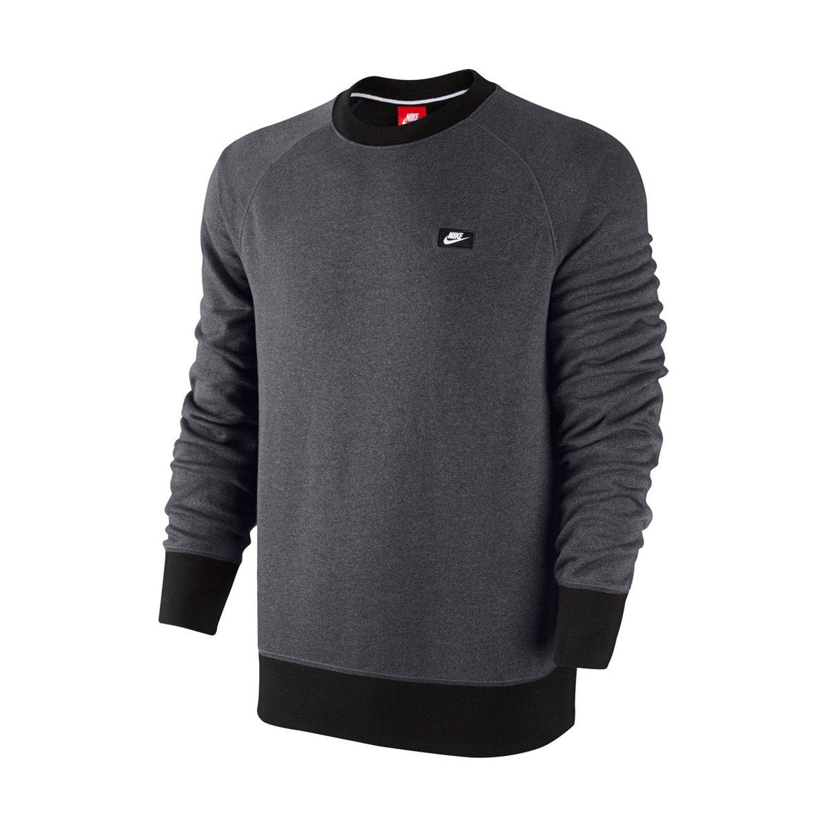 Nike Mens The Varsity Crew Sweatshirt, Men's, Size: XS, Black