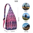 thumbnail image 4 of Minimalist Palm Tree Sling Backpack - Clean Line Tropical Design Crossbody Bag, Fashionable for Daily Commute, 4 of 4