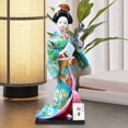 thumbnail image 2 of Muñeca kimono de geisha japonesa, estatua asiática, estatuilla de dama, decorativa, coleccionable Estilo J, 2 of 9
