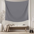 thumbnail image 5 of Grey Pure Color Tapestry for Bedroom Wall Hanging Tapestry, Aesthetics Contemporary Luxury Ceiling Backdrop Tapestries Poster Blanket Wall Decor for Teens Room Living Room Dorm 59" x 90", 5 of 8