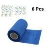 6-roll 7.5x450cm Medical Self-adhesive Elastic Bandage Self Adherent Cohesive Wrap Bandages for Athletic Sport (Blue)