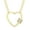 10K Yellow Gold, variant on 10K White Gold Round Diamond Heart Pendant with Sterling Silver Chain Necklace (1/3 cttw, I-J Color, I2-I3 Clarity), 18"