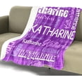 thumbnail image 2 of Personalized Blankets with Name Custom Blanket for Adult Kids Baby Customized Blanket Monogrammed Blankets Gifts for Women Men Girls Boys, 2 of 6